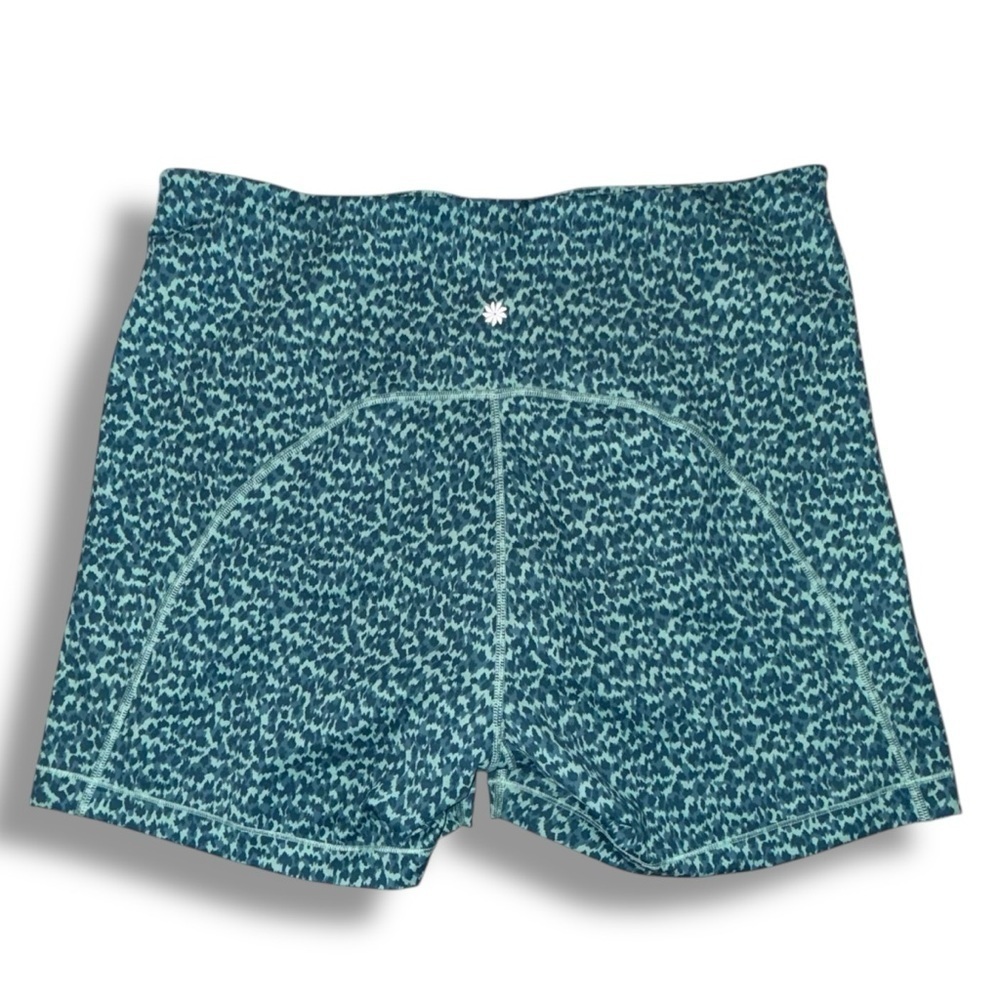 ATHLETA Ultimate Printed Shortie - 2X Teal Cheetah - Picture 7 of 8